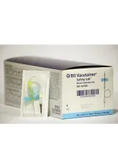 367284 BD Vacutainer® Safety-Lok™ Kan Alma Seti 23G Mavi 50lik paket