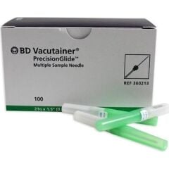 360213 BD Vacutainer Kan Alma İğnesi 21G YEŞİL 100 Adet