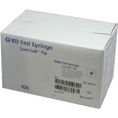 BD 309628 1ML PLASTİPAK ENJEKTÖR LUER LOCK 100 LÜK KUTU