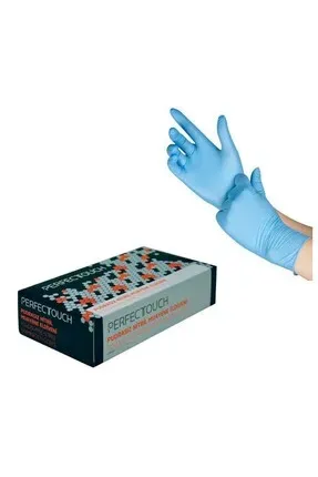 PERFECTOUCH NİTRİL MAVİ ELDİVEN    S-M-L   100 LÜK KUTU