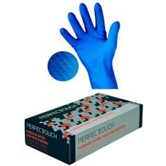PERFECTOUCH NİTRİL MAVİ ELDİVEN    S-M-L   100 LÜK KUTU