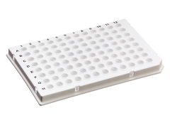 Medpoint MP-01-PLT-SS Mat Beyaz 0,1 ml Yarı Etekli PCR Plate 96 Gözlü Siyah Alfanumerik
