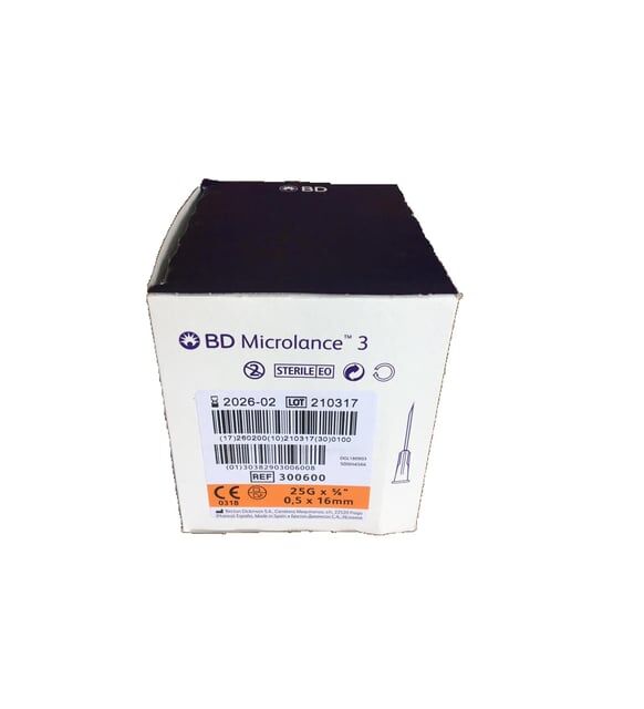 Bd Microlance Turuncu Iğne Ucu 25G X 0,5*16MM (100 Adet) 300600
