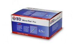 BD Micro Fine Plus insülin şırıngaları 0,3x8,0 mm 30 G 0,5 ml U-100 100 adet ref. 320933