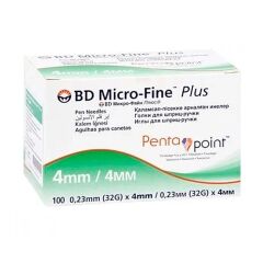 320497 Mikro ince iğneler 4 mm Penta uçlu
