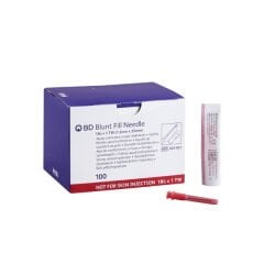 305211 BD Blunt Dolum İğnesi Filtresiz, 1 İnç 18 Ölçü