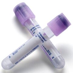 368841 BD Vacutainer Plastik EDTA Tüp, Lavanta, 10mL, 100/pk